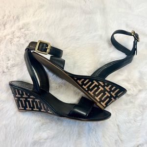 Tory Burch Regan Mid Wedge Sandals